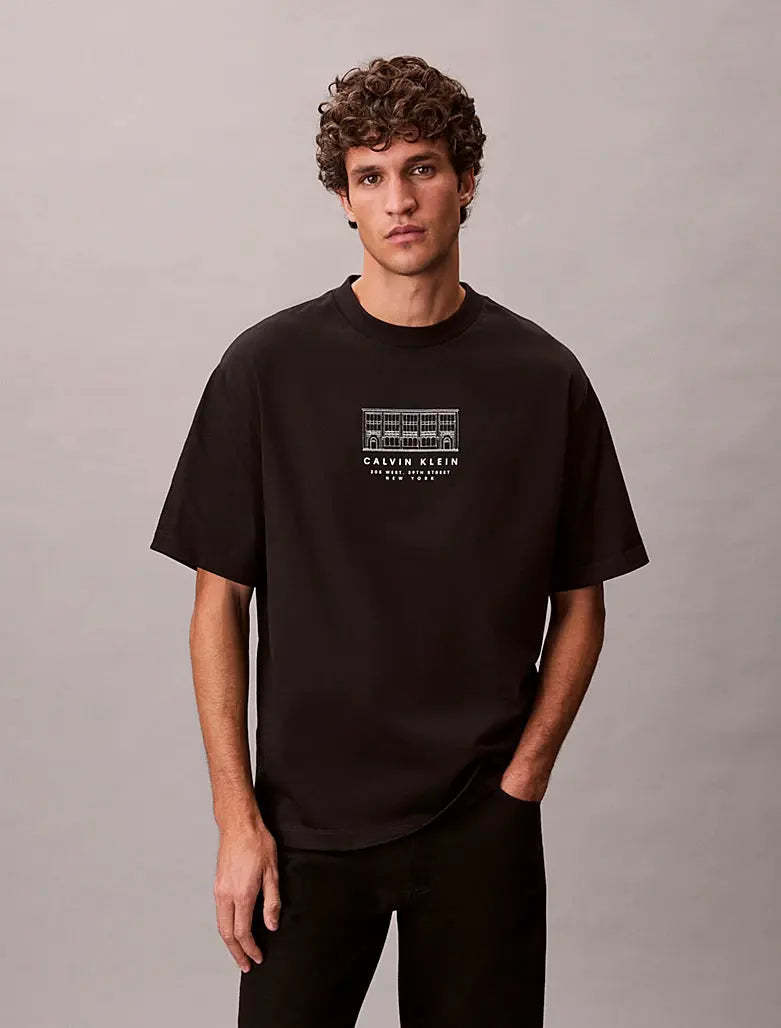 T-shirt relaxed graphique Calvin Klein