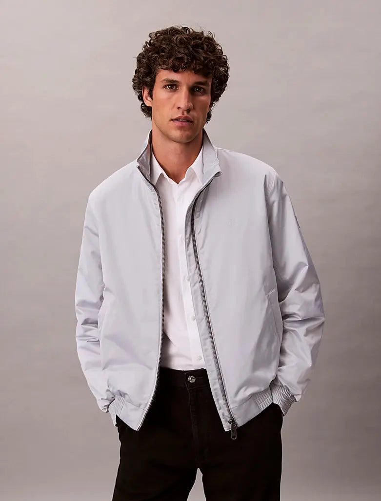 Veste matelassée à fermeture éclair et col cheminée Calvin Klein