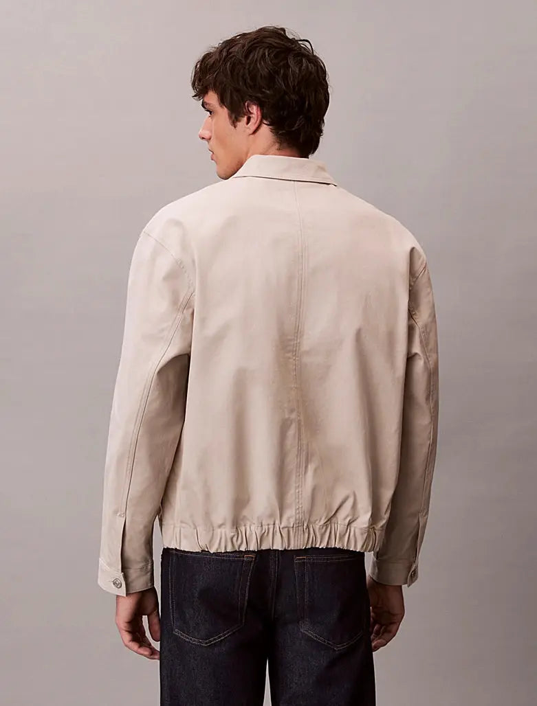 Veste utilitaire relaxed en coton élastique Calvin Klein