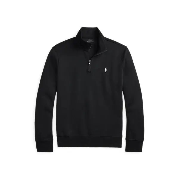 Pull quart de zip en maille double - CALVERO