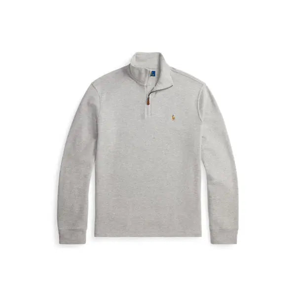 Pull quart de zip en maille double - CALVERO