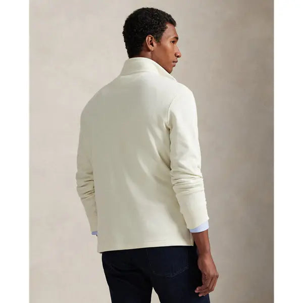 Pull quart de zip en maille double - CALVERO