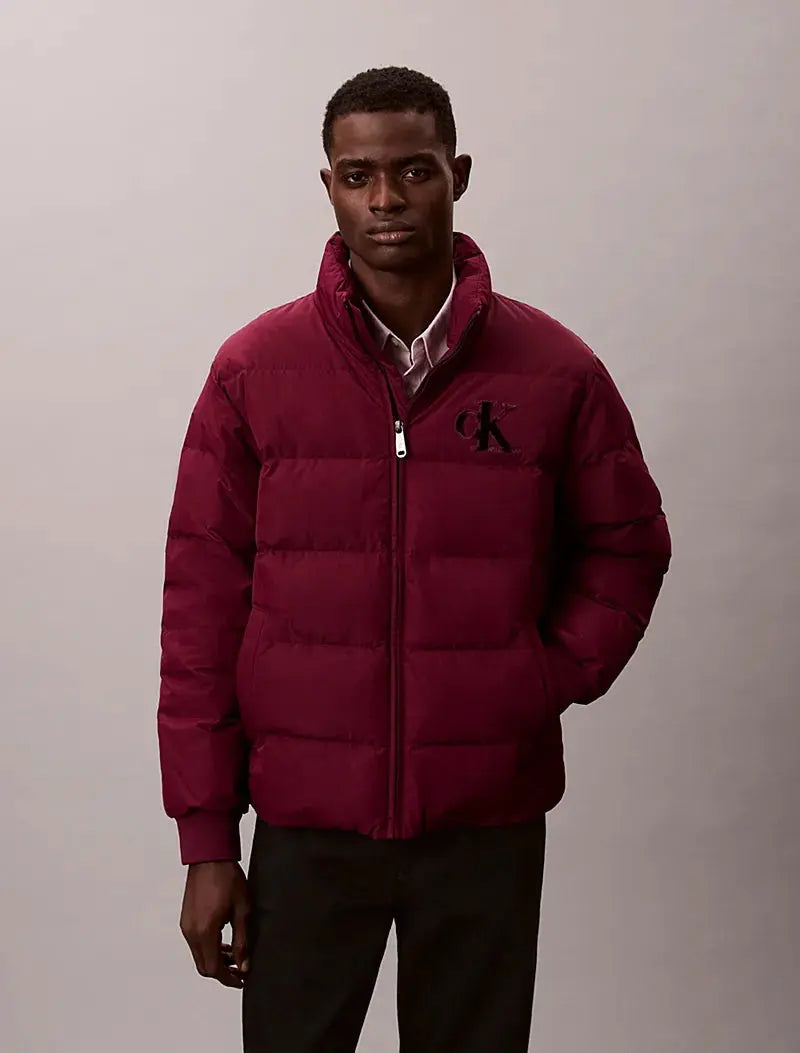 Doudoune en chenille avec monogramme - CALVERO