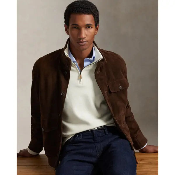 Pull quart de zip en maille double - CALVERO